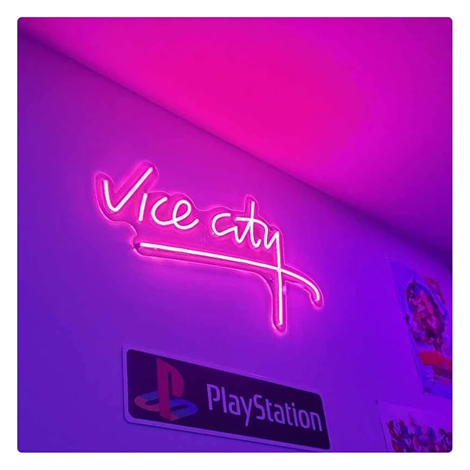 Amazon.co.jp: LEDネオンライト/ライトサイン/看板 Vice City